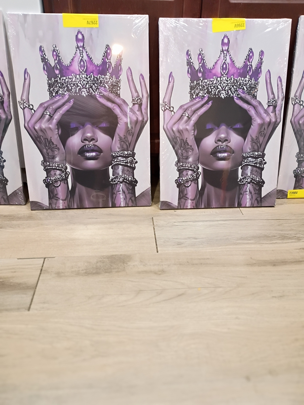 Purple Crowned Portrait Wall Art β Home Accents ( Sold Individually)